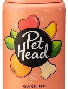 Pet Head Quick Fix No-Rinse Foam for Dogs Peach with Argan Oil