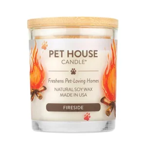 Pet House Candle Fireside Large Case of 3