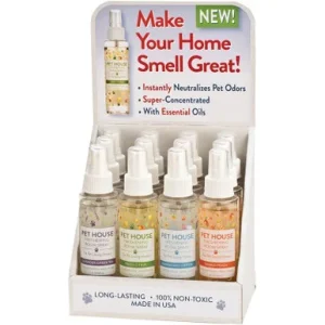 Pet House Candle Spray Display 12 Piece