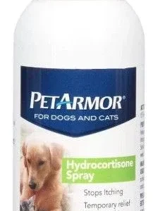 PetArmor Hydrocortisone Spray Quick Relief for Dogs and Cats