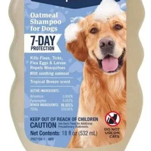 PetArmor Plus Oatmeal Shampoo for Dogs 7-Day Protection