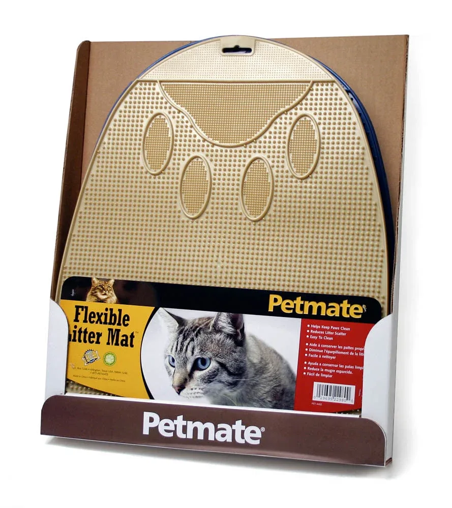 Petmate Flexible Cat Litter Mat Assorted One Size