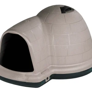 Petmate Indigo Dog House Taupe/Black LG SD-3