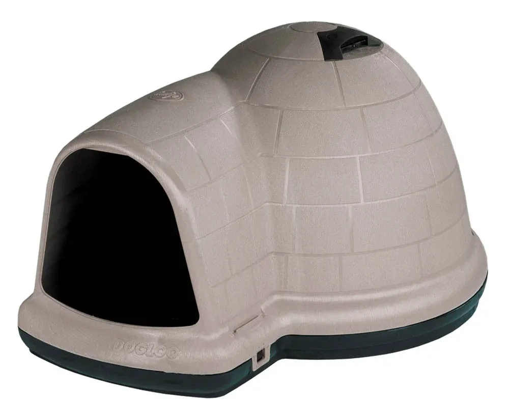 Petmate Indigo Dog House Taupe/Black MD SD-3