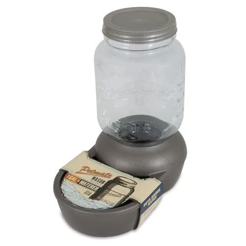 Petmate Mason Gravity Waterer Soda Glass SM - Image 2