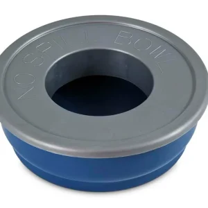 Petmate No Spill Dog Bowl Blue MD