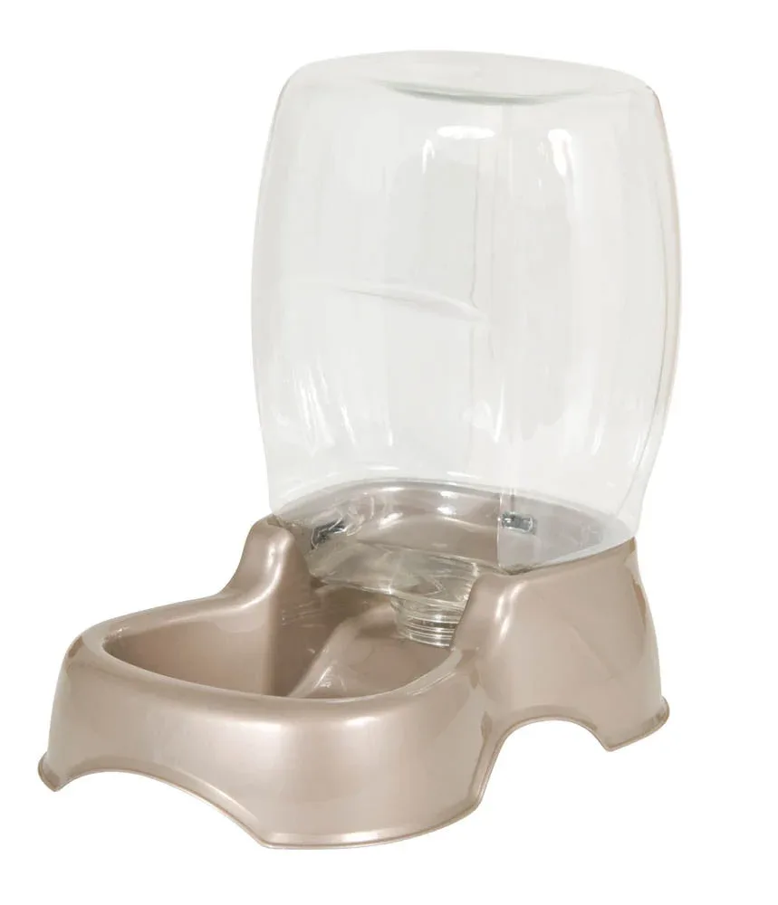 Petmate Pet Cafe Waterer Pearl Tan SM