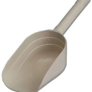 Petmate Pet Food Scoop with Microban Mason Silver MD