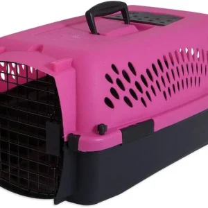 Petmate Pet Porter Kennel Pink and Black