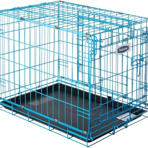 Petmate Puppy 2 Door Training Retreat Dog Kennel Crate Blue