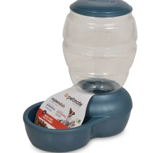Petmate Replendish Feeder with Microban Pearl Peacock Blue SM