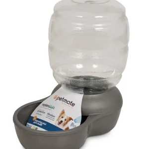 Petmate Replendish Water With Microban Mason Silver MD
