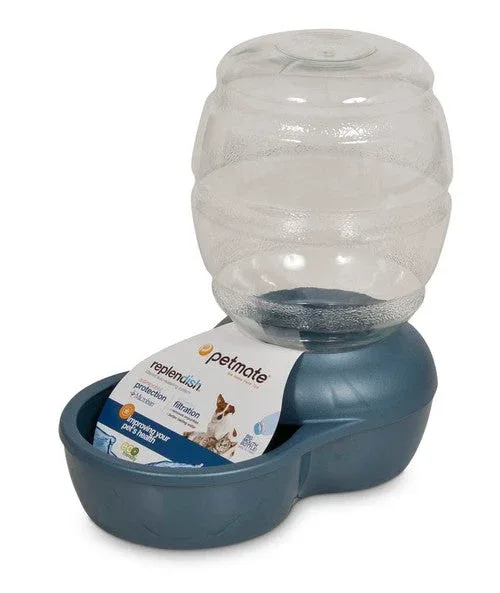 Petmate Replendish Water With Microban Pearl Peacock Blue SM - Image 2