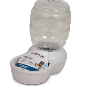 Petmate Replendish Water With Microban Pearl Silver Grey XXS