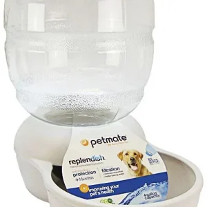 Petmate Replendish Waterer - Pearl Silver Gray