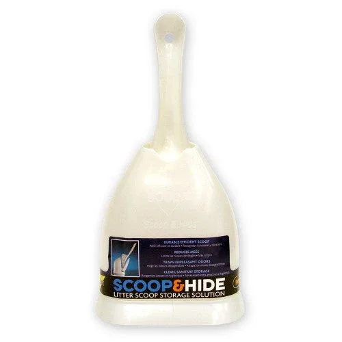 Petmate Scoop 'N' Hide Cat Litter Scoop White Pearl One Size - Image 2