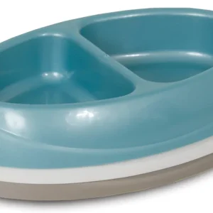 Petmate Ultra Lightweight Double Diner Cat Bowl Assorted SM
