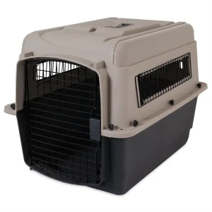 Petmate Ultra Vari Dog Kennel Taupe, Black 28 in