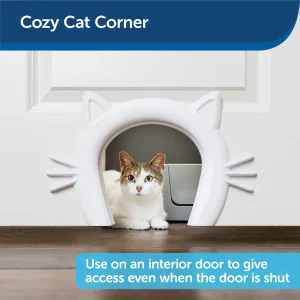 PetSafe Cat Corridor Interior Pet Door 7.5 in X 7.7 in