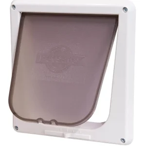 PetSafe Deluxe 4-Way Cat Door White, Grey