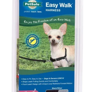 PetSafe Easy Walk Dog Harness Black/Silver Petite