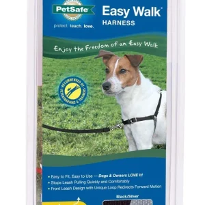 PetSafe Easy Walk Dog Harness Black/Silver Petite/Small