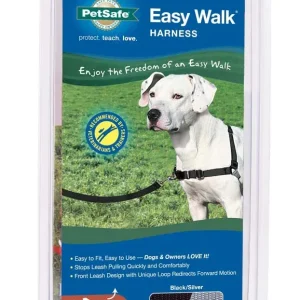 PetSafe Easy Walk Dog Harness Black/Silver SM/MD