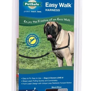 PetSafe Easy Walk Dog Harness Black/Silver XL