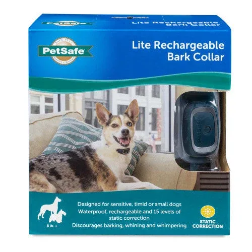 PetSafe Lite Rechargeable Bark Dog Collar Navy Blue One Size - Image 2
