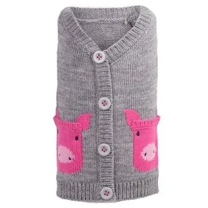 Pig Cardigan