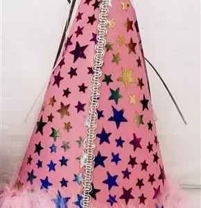 Pink Star Party Hat