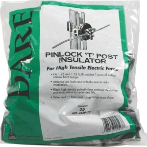 Pinlock Insulator For T-Posts Black