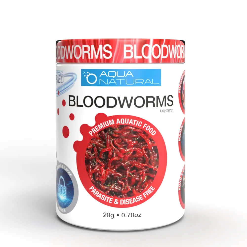 Pisces USA Aqua Natural FD Bloodworms 0.70oz