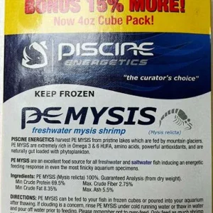 Piscine Energetics PE Mysis Frozen Fish Food 4 oz SD-5