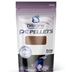 Piscine Energetics PE Pellets Betta Fish Food 1mm 2 oz
