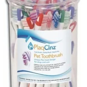 PlaqClnz Pet Toothbrushes for Dogs and Cats