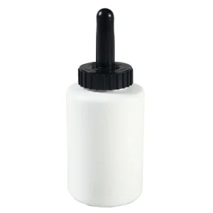 Plastic Brush Can 1 pint White