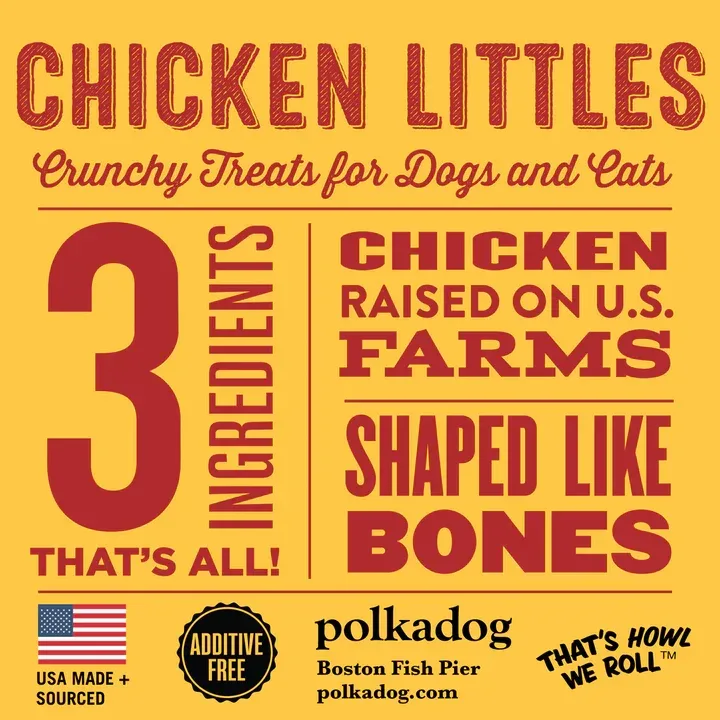 Polkadog Chicken Littles Bone Shaped Dog Treats - Image 2
