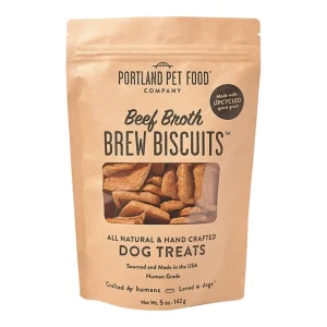 Portland Dog Beef Broth Brew Biscuits 5 oz