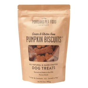 Portland Dog Grain-Free Gluten Free Pumpkin Biscuits 5 oz