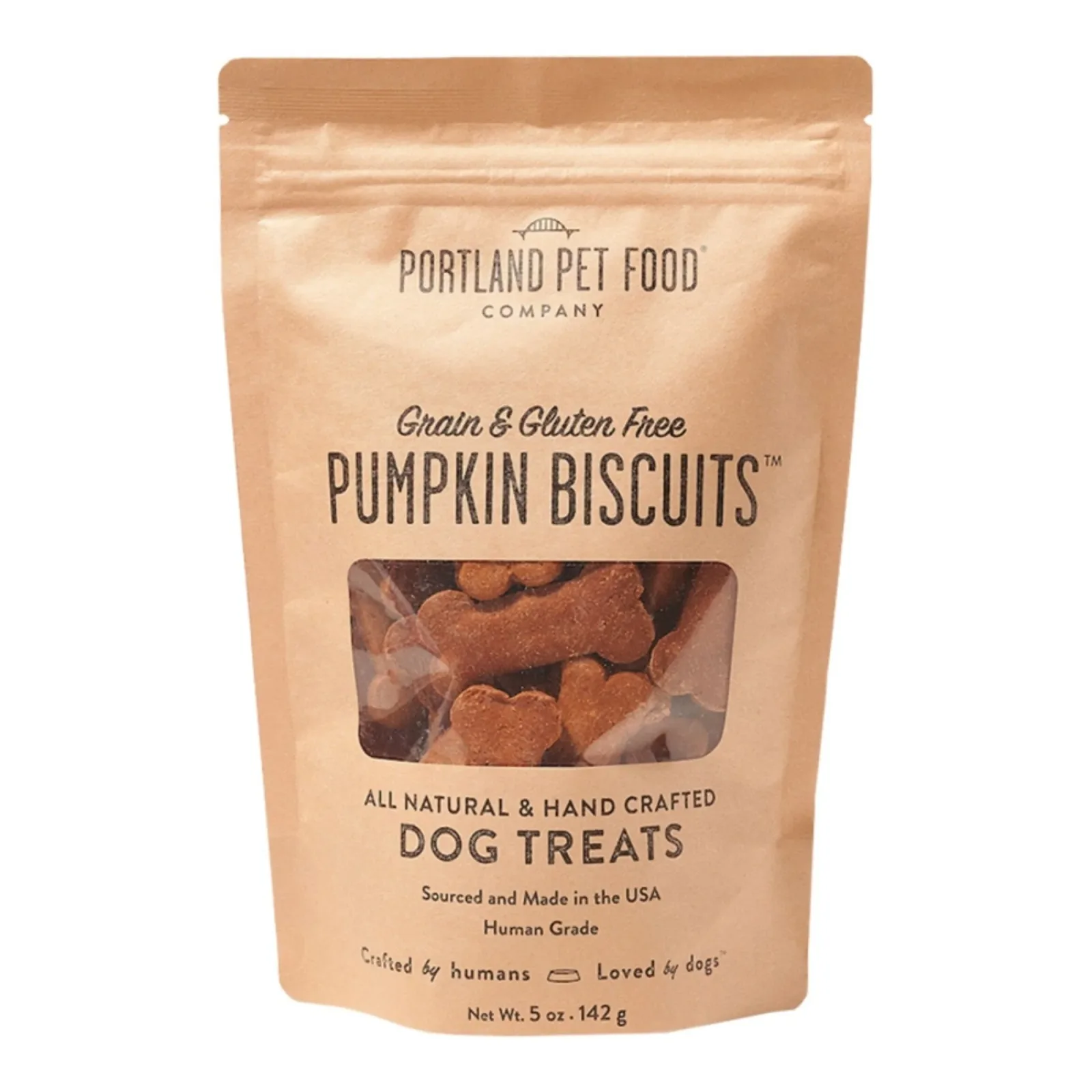 Portland Dog Grain-Free Gluten Free Pumpkin Biscuits 5 oz