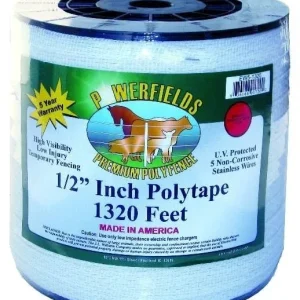Powerfields Poly Tape 1/2 in