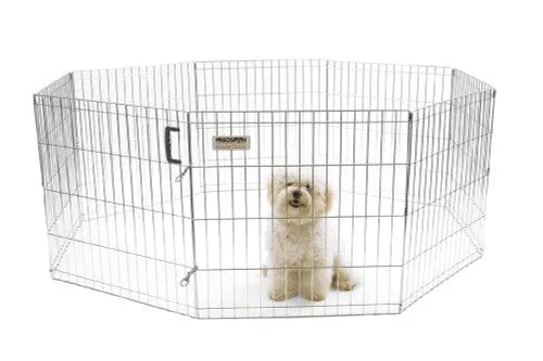 Precision Exercise Pen Silver 24 in - Image 2