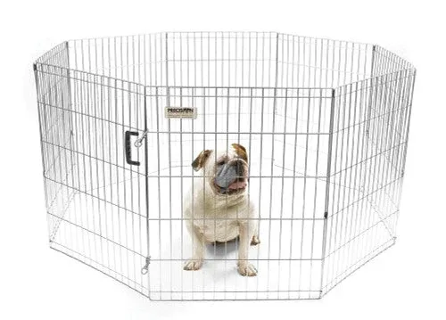 Precision Exercise Pen Silver 30 in - Image 2