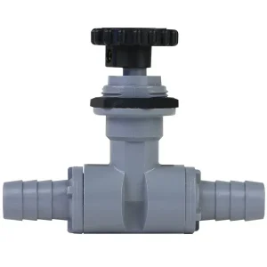 Precision Needle Valve with 1/2" Barb Fittings