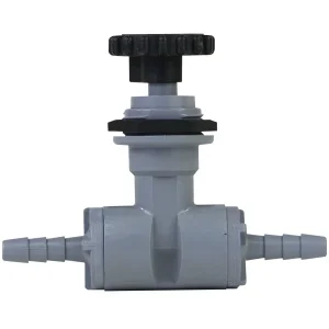 Precision Needle Valve with 1/4" Barb Fittings