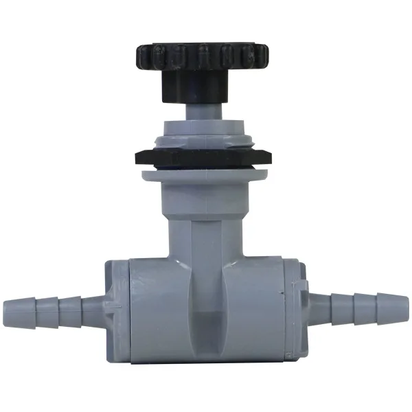 Precision Needle Valve with 1/4" Barb Fittings