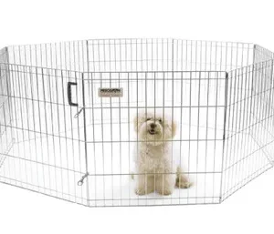 Precision Pet Silver Choice Exercise Pen Model SXP 24" Tall