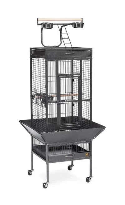 Prevue 3151 Select Series Wrought Iron Bird Cage Hammertone Black - Image 2