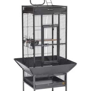 Prevue 3151 Select Series Wrought Iron Bird Cage Hammertone Black